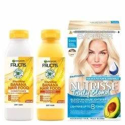 Garnier Fructis Hair Food Banana + Nutrisse Bundle Deal
