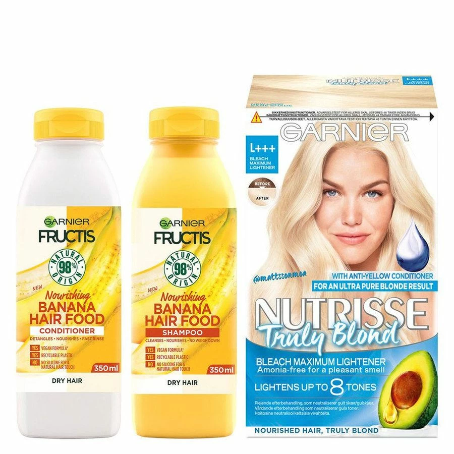 Garnier Fructis Hair Food Banana + Nutrisse Bundle Deal 1 Garnier Fructis Hair Food Banana + Nutrisse Bundle Deal