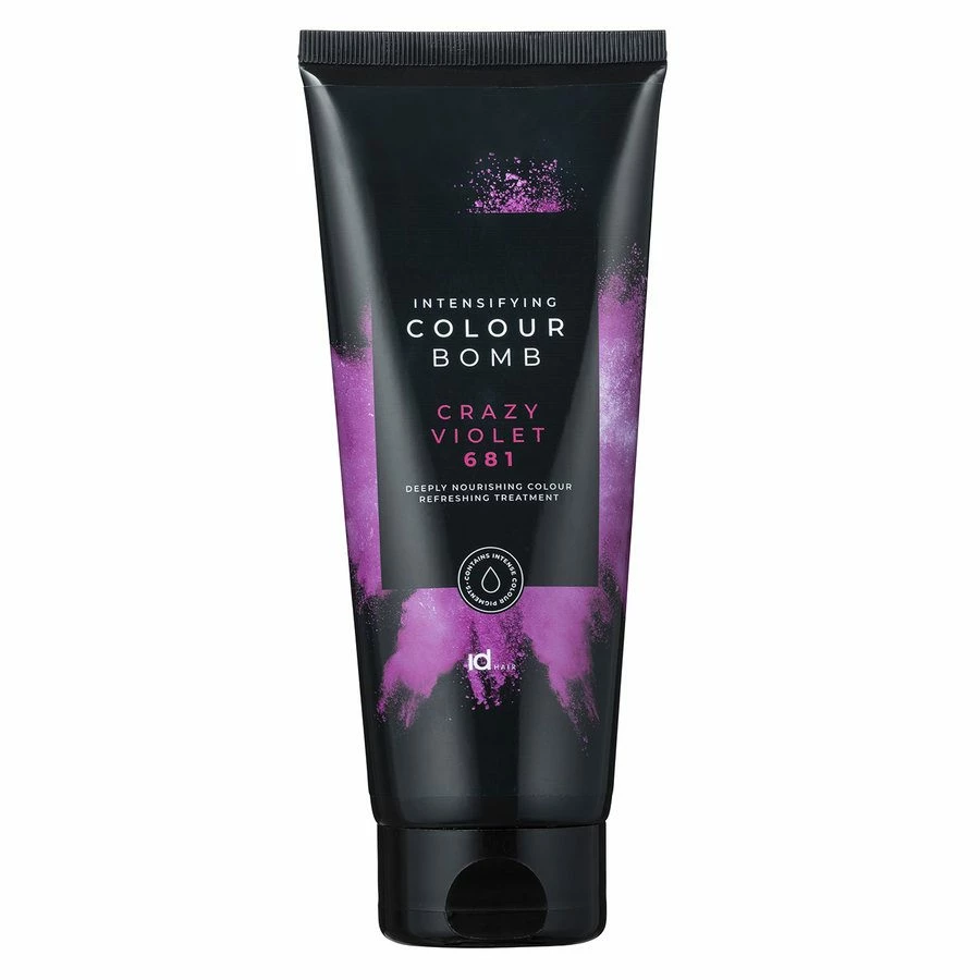 Id Hair Colour Bomb Crazy Violet 681 200ml 1 Id Hair Colour Bomb Crazy Violet 681 200ml