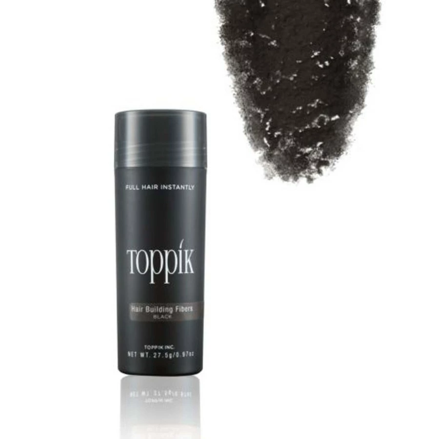 Toppik Hair Building Fiber Black 27,5g 2 Toppik Hair Building Fiber Black 27,5g - Bilde 2