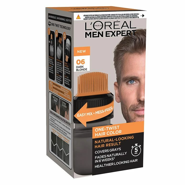 L’Oréal Paris L'Oréal Paris Men Expert One-Twist Hair Color 06 Dark Blond 2 L’Oréal Paris L'Oréal Paris Men Expert One-Twist Hair Color 06 Dark Blond - Bilde 2