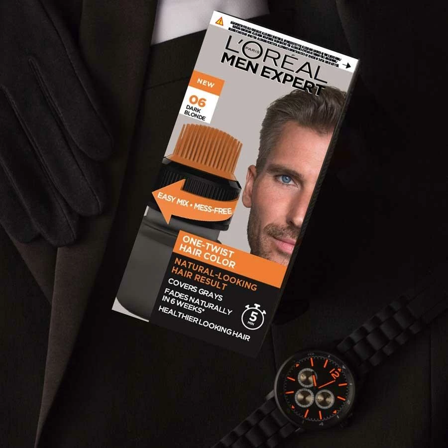 L’Oréal Paris L'Oréal Paris Men Expert One-Twist Hair Color 06 Dark Blond 4 L’Oréal Paris L'Oréal Paris Men Expert One-Twist Hair Color 06 Dark Blond - Bilde 4