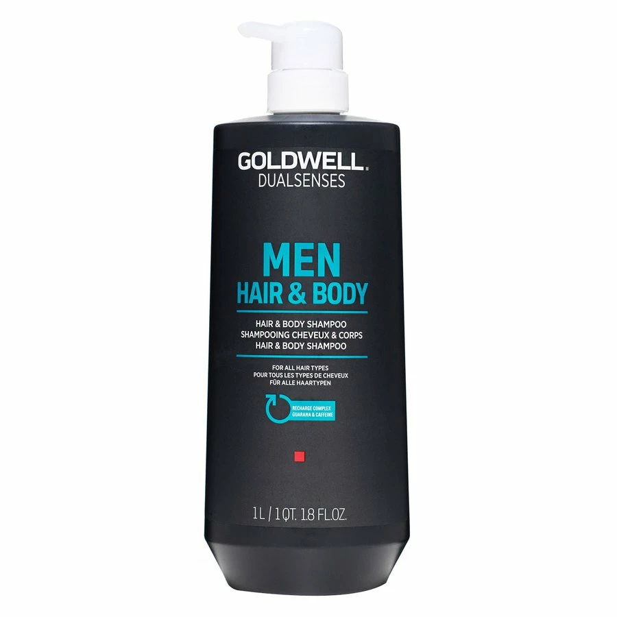Goldwell Dualsenses Men Hair & Body Shampoo 1000ml 1 Goldwell Dualsenses Men Hair & Body Shampoo 1000ml