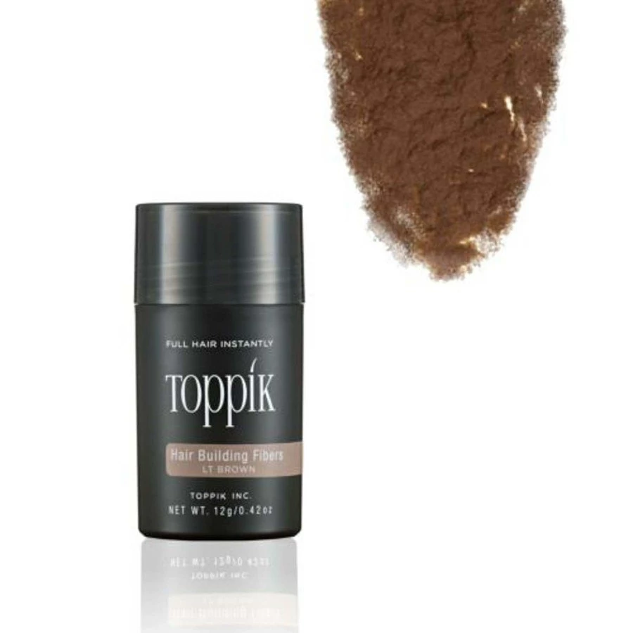 Toppik Hair Building Fiber Light Brown 12g 2 Toppik Hair Building Fiber Light Brown 12g - Bilde 2