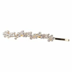 Corinne Hair Slider Strass Gold