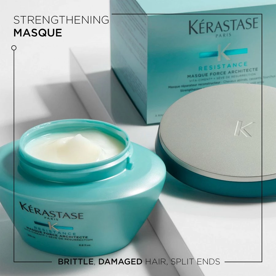 Kérastase Resistance Masque Force Architect Hair Mask 200ml 3 Kérastase Resistance Masque Force Architect Hair Mask 200ml - Bilde 3