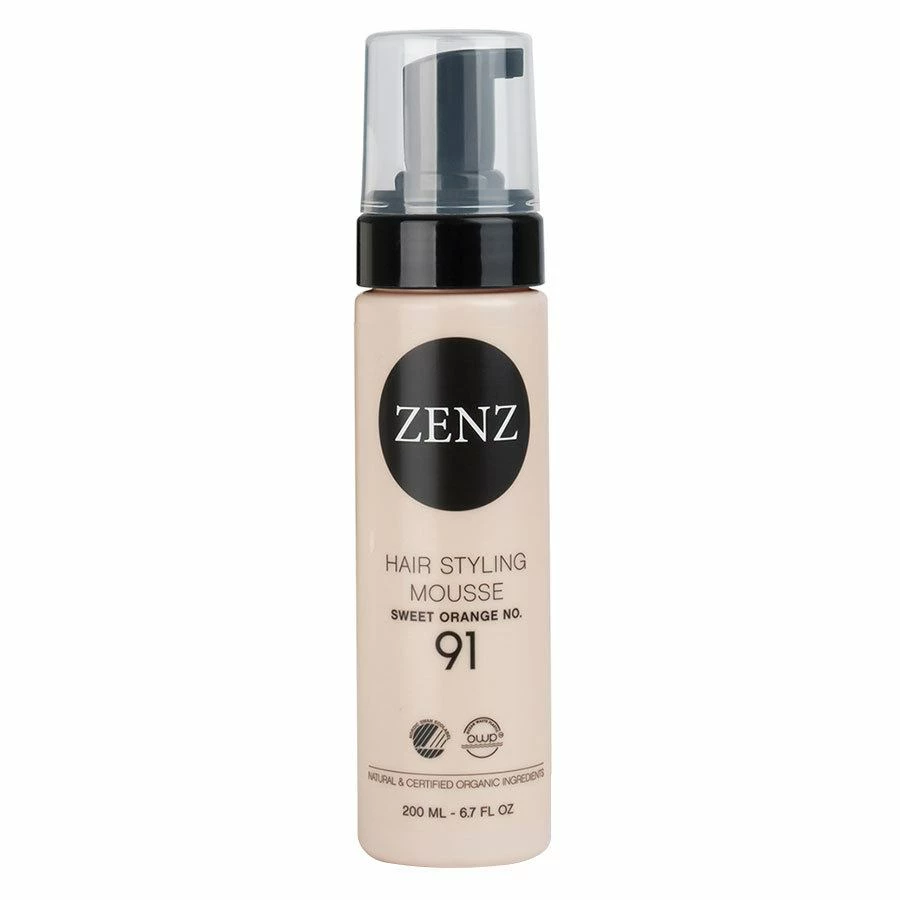 Zenz Organic No 91 Hair Styling Mousse Extra Volume Sweet Orange 200ml 1 Zenz Organic No 91 Hair Styling Mousse Extra Volume Sweet Orange 200ml