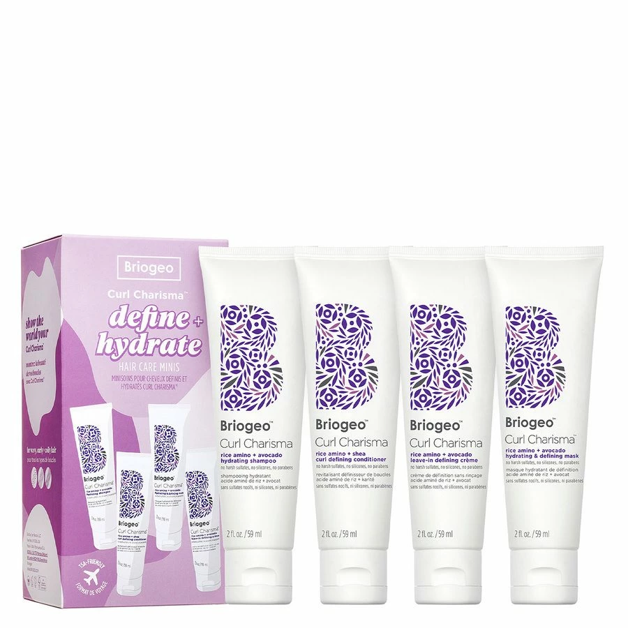 Briogeo Curl Charisma™ Define + Defrizz Hair Care Minis 1pcs 1 Briogeo Curl Charisma™ Define + Defrizz Hair Care Minis 1pcs