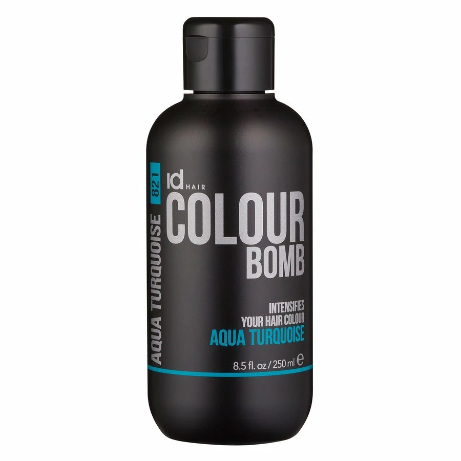 Id Hair Colour Bomb Aqua Turquoise 250ml 1 Id Hair Colour Bomb Aqua Turquoise 250ml