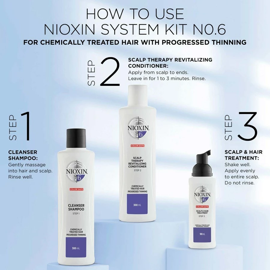 Nioxin System 6 Scalp & Hair Treatment 100ml 5 Nioxin System 6 Scalp & Hair Treatment 100ml - Bilde 5