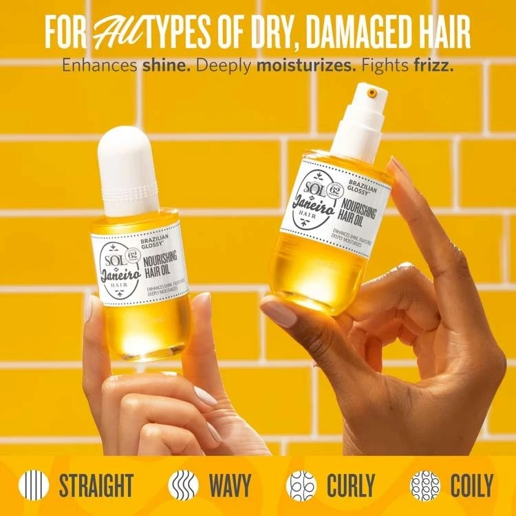 Sol De Janeiro Brazilian Glossy Nourishing Hair Oil 58ml 10 Sol De Janeiro Brazilian Glossy Nourishing Hair Oil 58ml - Bilde 10
