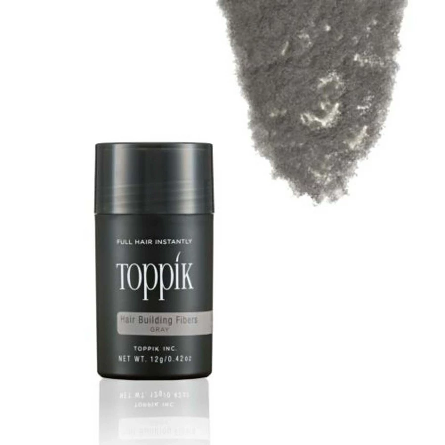 Toppik Hair Building Fiber Grey 12g 2 Toppik Hair Building Fiber Grey 12g - Bilde 2