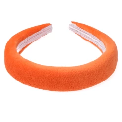 DARK Velvet Hair Band Broad Orange