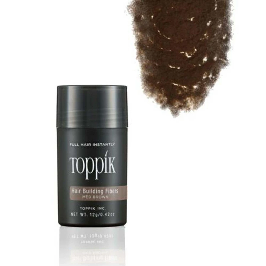 Toppik Hair Building Fiber Medium Brown 12g 2 Toppik Hair Building Fiber Medium Brown 12g - Bilde 2