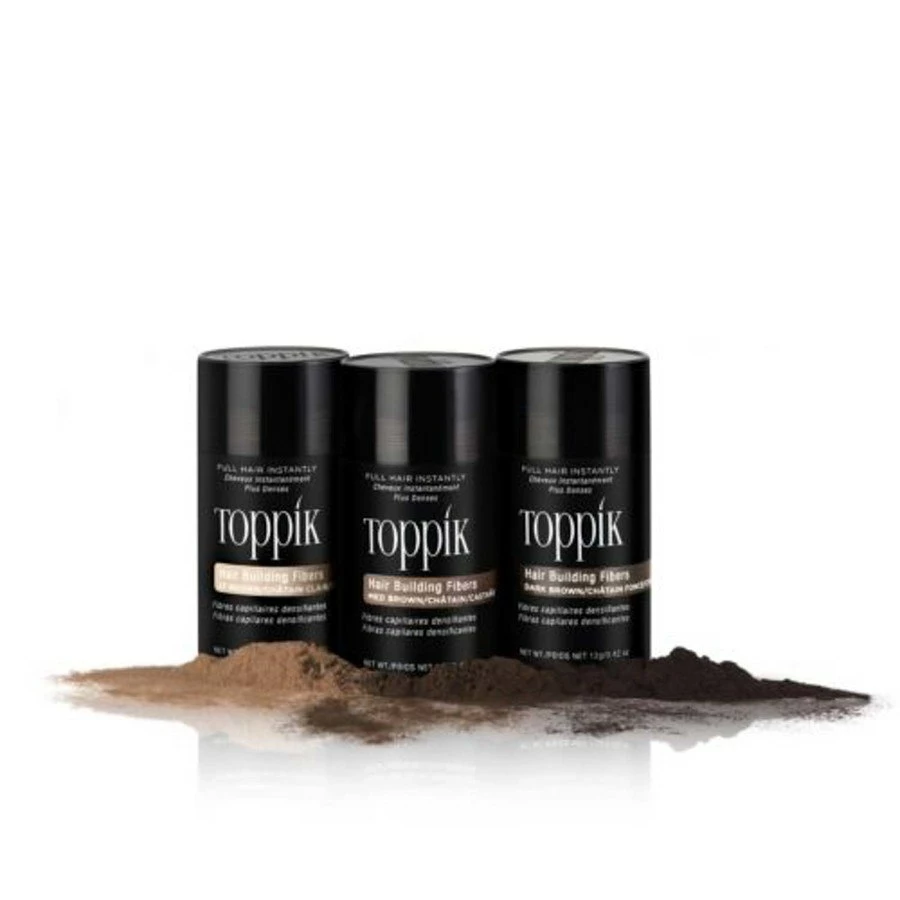 Toppik Hair Building Fiber Medium Brown 12g 3 Toppik Hair Building Fiber Medium Brown 12g - Bilde 3
