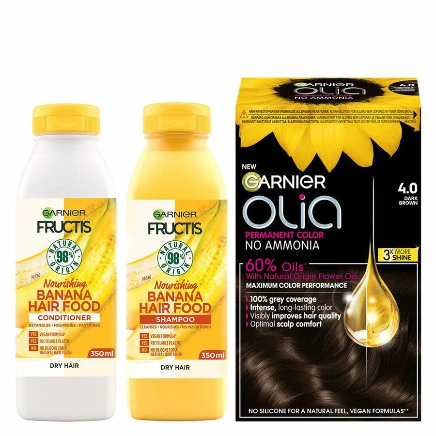 Garnier Fructis Hair Food Banana + Olia Bundle Deal 1 Garnier Fructis Hair Food Banana + Olia Bundle Deal