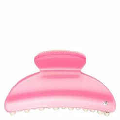 DARK Hair Claw Large Pink