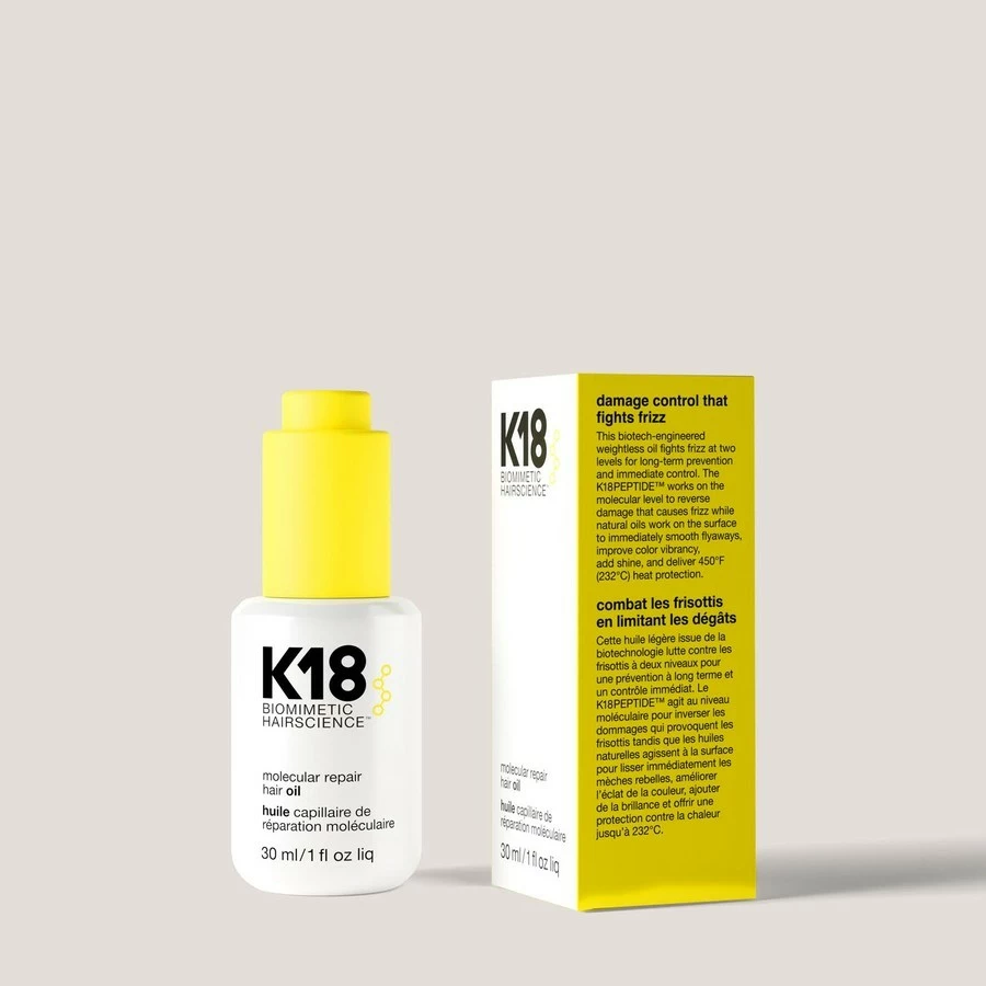 K18 Molecular Repair Hair Oil 30ml 5 K18 Molecular Repair Hair Oil 30ml - Bilde 5