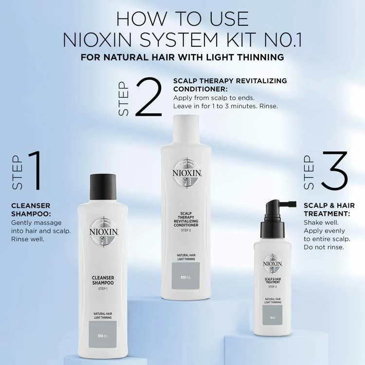 Nioxin System 1 Scalp & Hair Treatment 100ml 5 Nioxin System 1 Scalp & Hair Treatment 100ml - Bilde 5