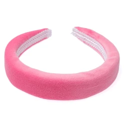 DARK Velvet Hair Band Broad Pink