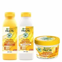 Garnier Hair Food Banana Shampoo 350ml + Hair Food Banana Conditioner 350ml + Hair Food Banana Mask 400ml