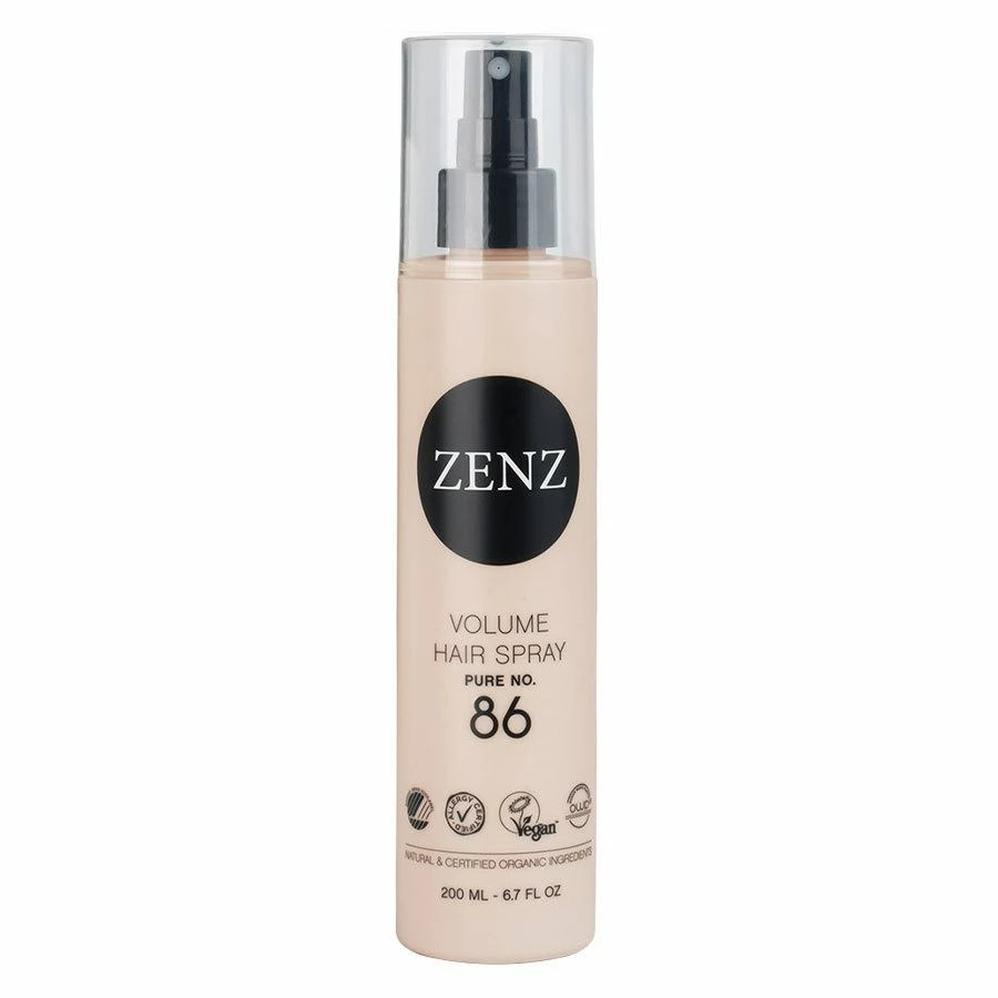 Zenz Organic No. 86 Volume Hair Spray Medium Hold Pure 200ml 1 Zenz Organic No. 86 Volume Hair Spray Medium Hold Pure 200ml