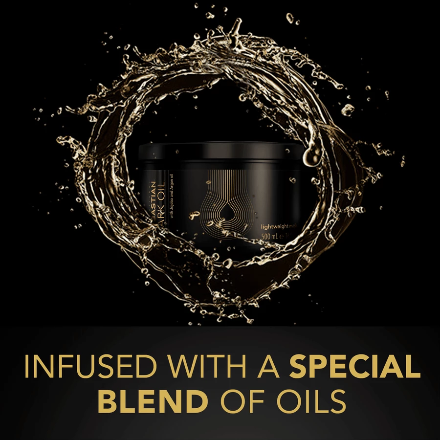Sebastian Professional Dark Oil Lightweight Hair Mask 500ml 3 Sebastian Professional Dark Oil Lightweight Hair Mask 500ml - Bilde 3