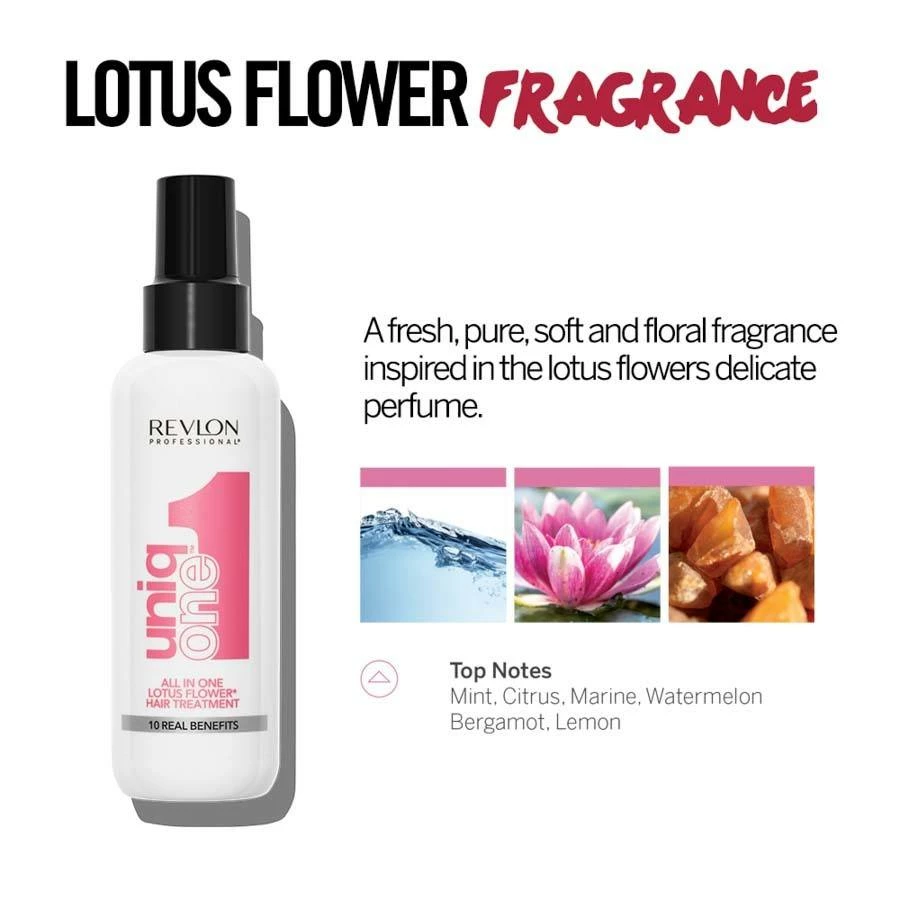 Revlon Professional Uniq One Hair Treatment Lotus Flower 150ml 2 Revlon Professional Uniq One Hair Treatment Lotus Flower 150ml - Bilde 2