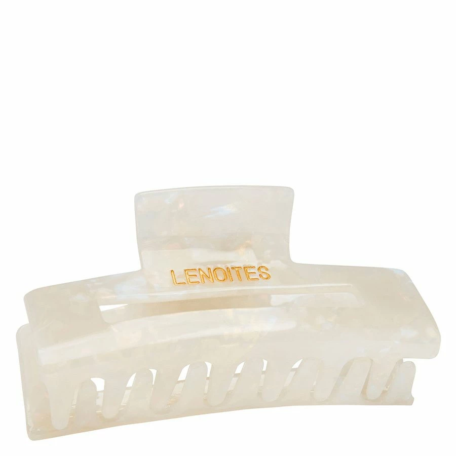 Lenoites Premium Eco-Friendly Hair Claw Pearly White 2 Lenoites Premium Eco-Friendly Hair Claw Pearly White - Bilde 2