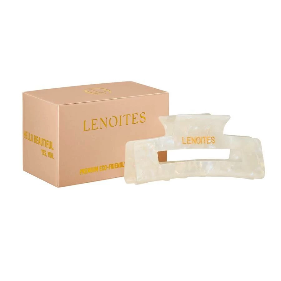 Lenoites Premium Eco-Friendly Hair Claw Pearly White 3 Lenoites Premium Eco-Friendly Hair Claw Pearly White - Bilde 3