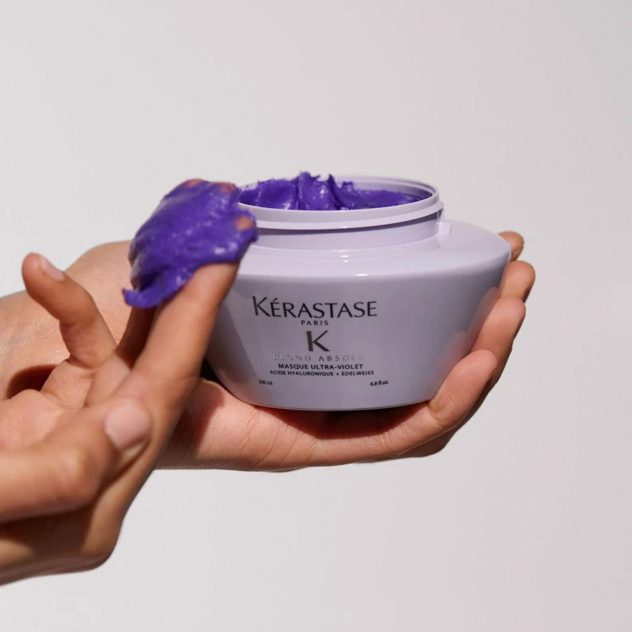 Kérastase Blond Absolu Masque Ultra-Violet Hair Mask 200ml 3 Kérastase Blond Absolu Masque Ultra-Violet Hair Mask 200ml - Bilde 3