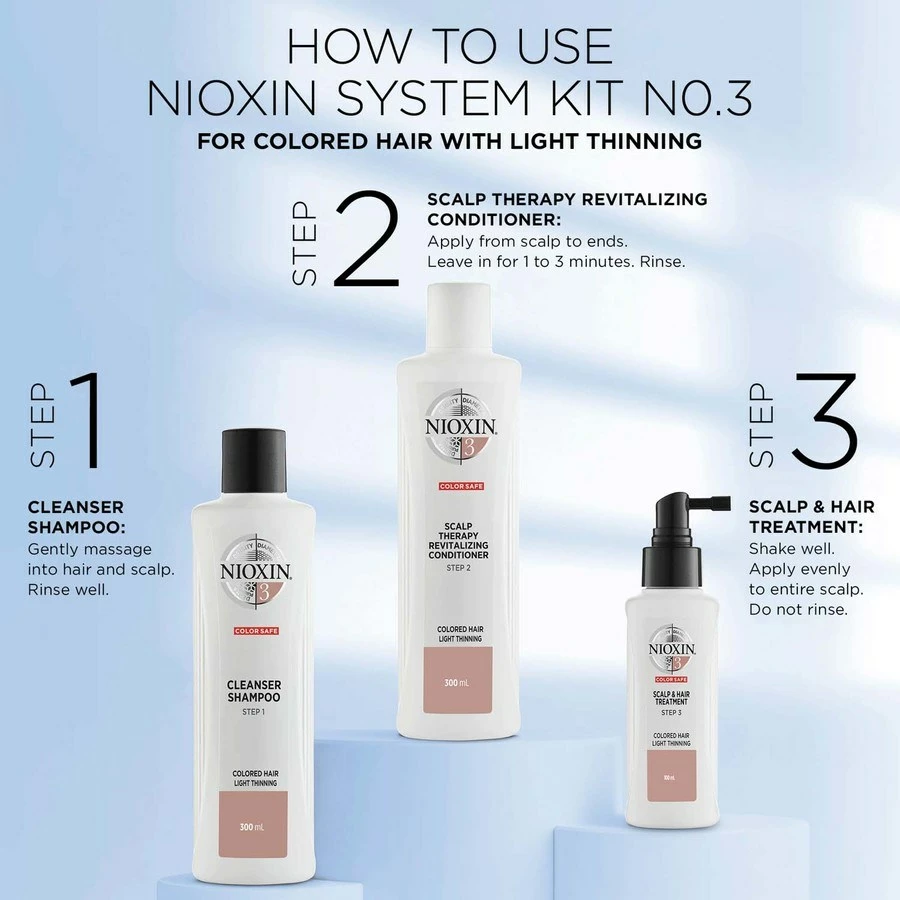 Nioxin System 3 Scalp & Hair Treatment 100ml 4 Nioxin System 3 Scalp & Hair Treatment 100ml - Bilde 4