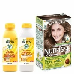 Garnier Fructis Hair Food Banana + Nutrisse Bundle Deal