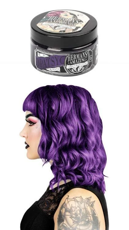 Herman's Professional Amazing Hair Color Patsy Purple 115ml 2 Herman's Professional Amazing Hair Color Patsy Purple 115ml - Bilde 2